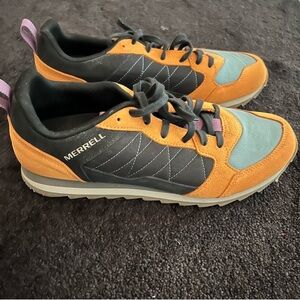 Merrell Orange and Gray Athletic Shoes